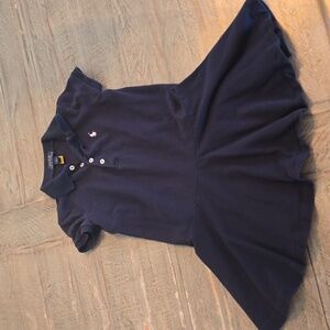 Girls navy Polo Ralph Lauren dress